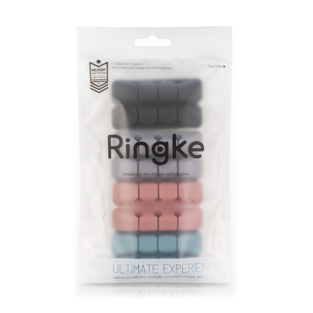 Ringke Kabelorganisator, Set 8 Stück, Verschiedene Farben