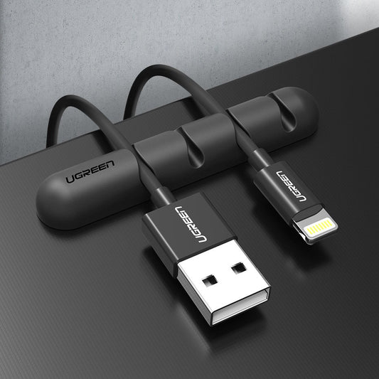 UGREEN Kabelorganisator, Set 2 Stück, Schwarz