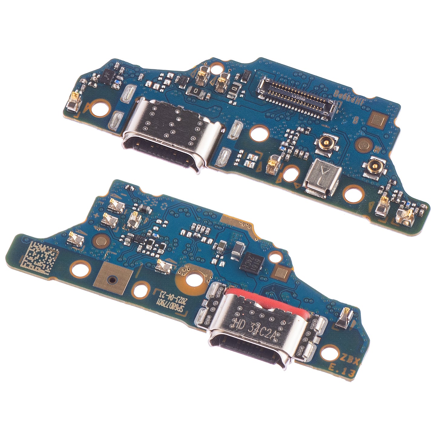 Scheda con Connettore di Ricarica - Microfono Motorola Moto G23, Service Pack 5P68C22100