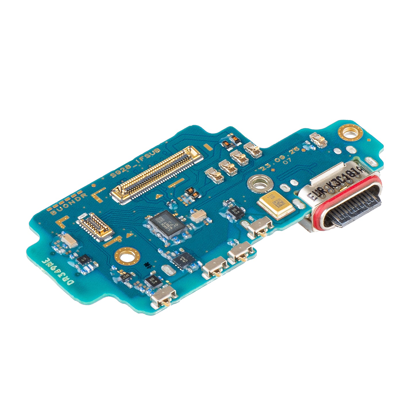 Scheda con Connettore di Ricarica - Microfono - Modulo Lettore SIM Samsung Galaxy S24 Ultra S928, Swap GH96-16497A
