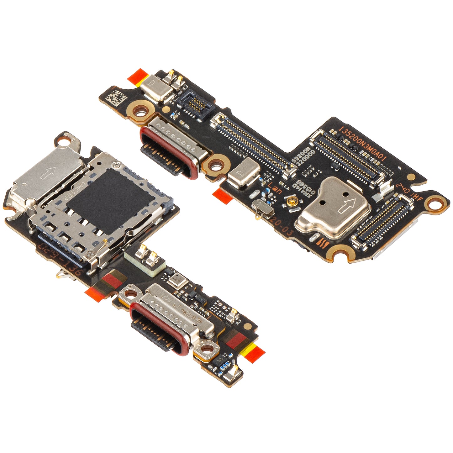 Scheda con Connettore di Ricarica - Microfono - Modulo Lettore SIM Xiaomi 14, Service Pack 56000100N300