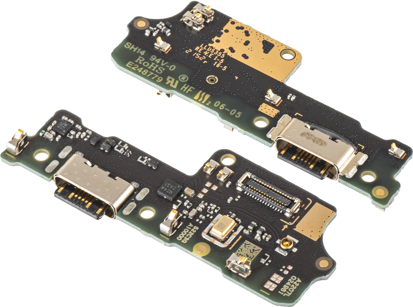 Scheda con Connettore di Ricarica - Microfono Xiaomi Poco C40, Service Pack 560002C3QP00