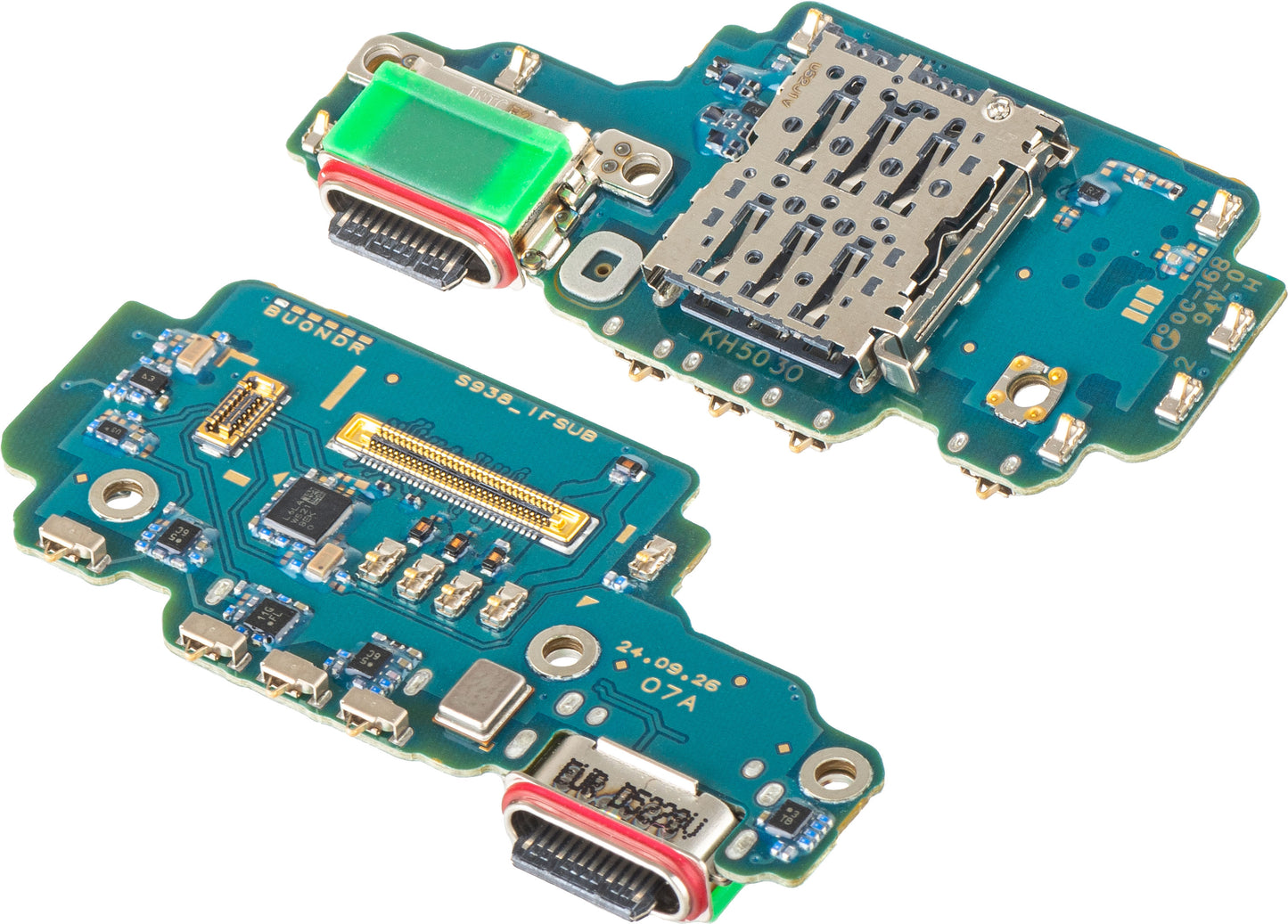 Carte avec Connecteur de Charge - Microphone - Module Lecteur SIM Samsung Galaxy S25 Ultra S938, Service Pack GH96-18321A