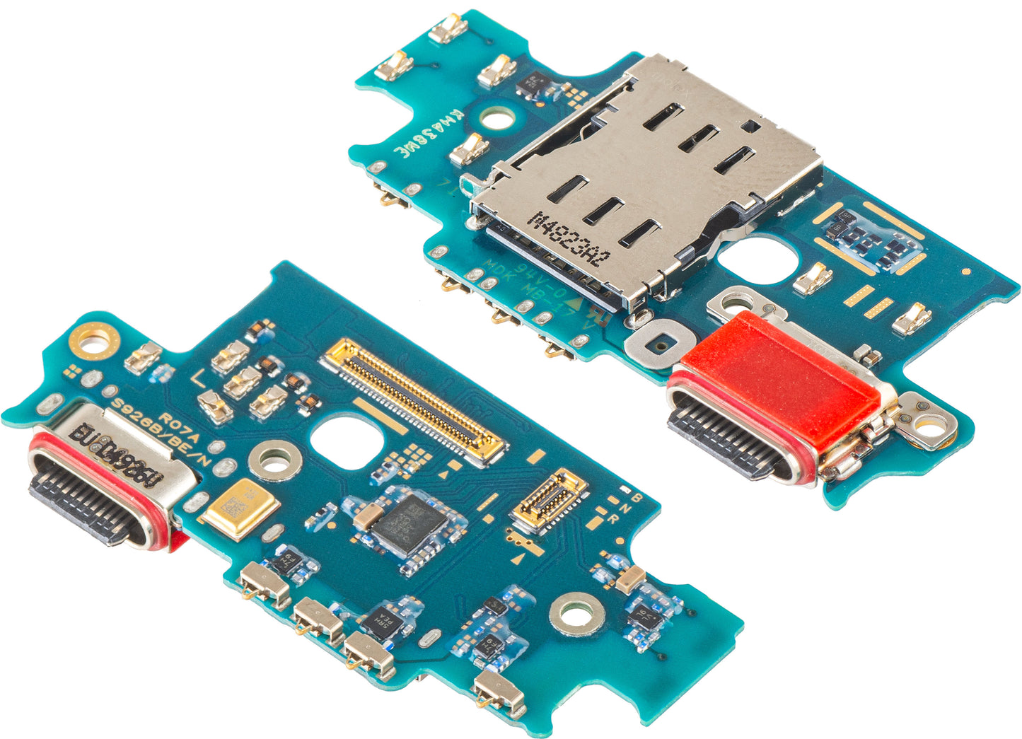 Scheda con Connettore di Ricarica - Microfono - Modulo Lettore SIM Samsung Galaxy S24+ S926, Service Pack GH96-16542A