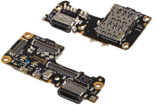 Ladeanschlussplatine - Mikrofon - SIM-Kartenleser Modul Xiaomi 12S / 12X / 12, Service Pack 5600010L3A00