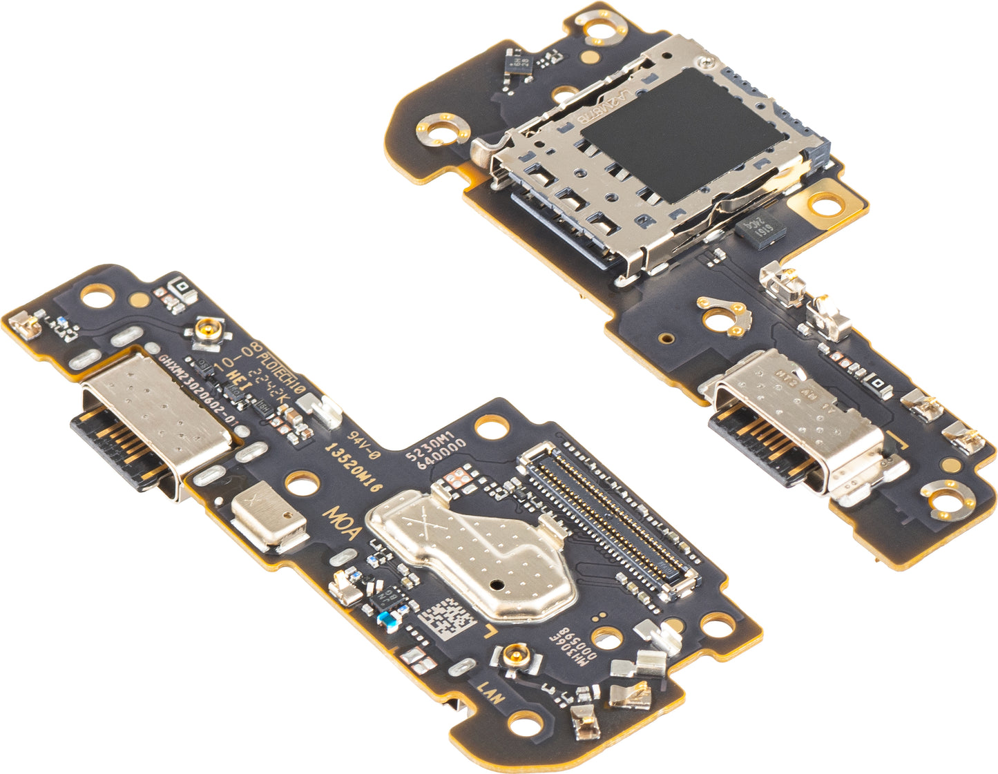 Ladeanschlussplatine - Mikrofon - SIM-Kartenleser Modul Xiaomi Redmi Note 12 Pro 5G, Service Pack 5600020M1600