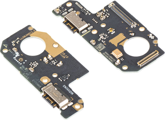 Carte avec Connecteur de Charge - Microphone Xiaomi Redmi Note 12 4G, Service Pack 56000200M700