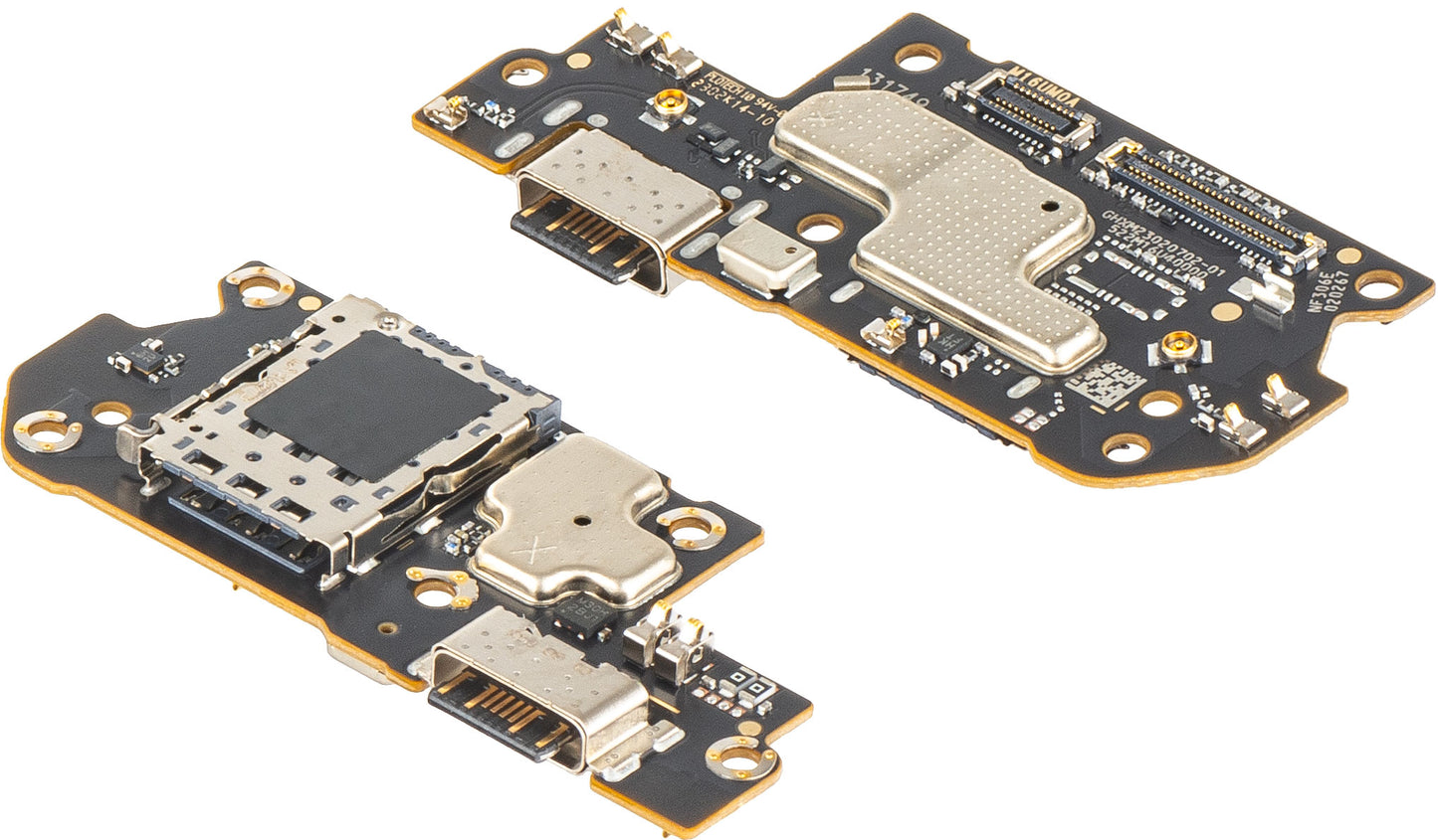 Ladeanschlussplatine - Mikrofon - SIM-Kartenlesermodul Xiaomi Redmi Note 12 Pro+, Service Pack 560002M16U00