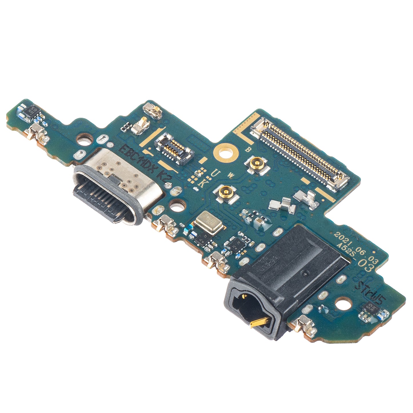 Ladebuchse / Audio / Mikrofon Platine für Samsung Galaxy A52s 5G A528 | Version K2 | Service Pack