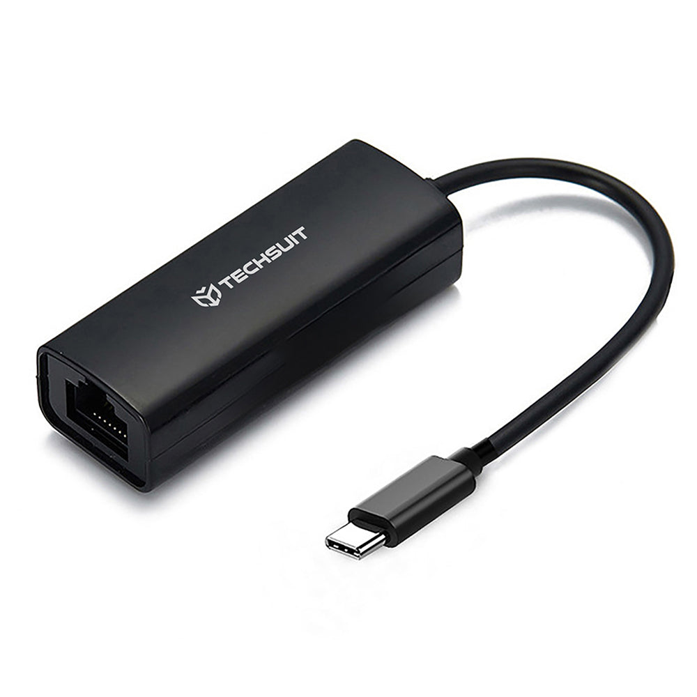 Scheda di Rete Techsuit AC20, RJ45, USB-C, Nera