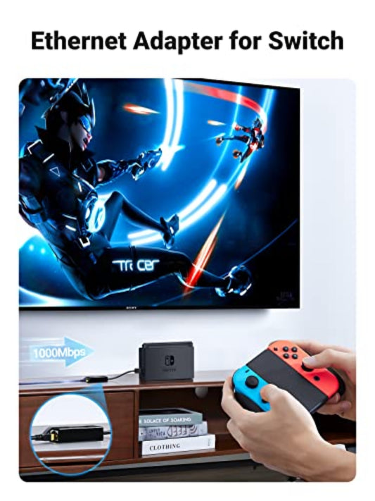 Carte réseau UGREEN CR111, RJ45, USB 3.0, Blanc