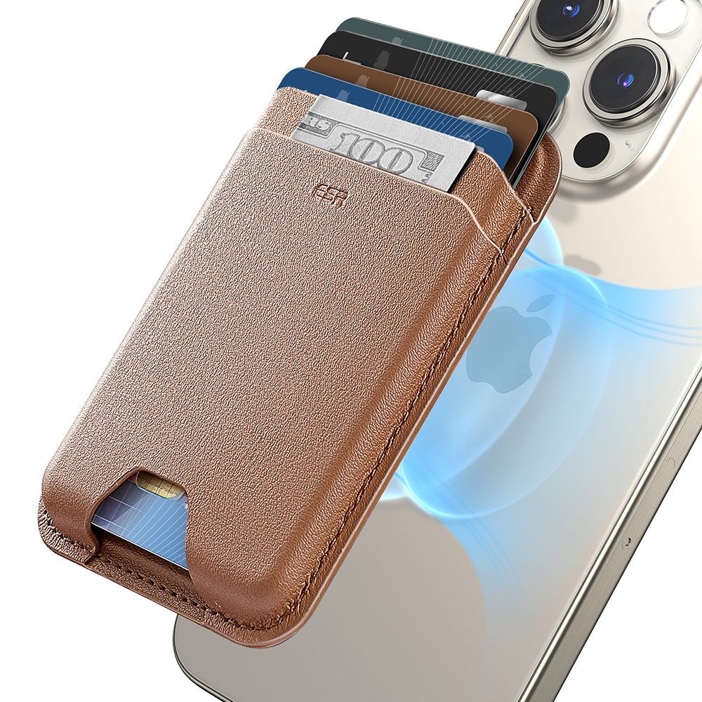 Portefeuille MagSafe, ESR, Boost, Marron