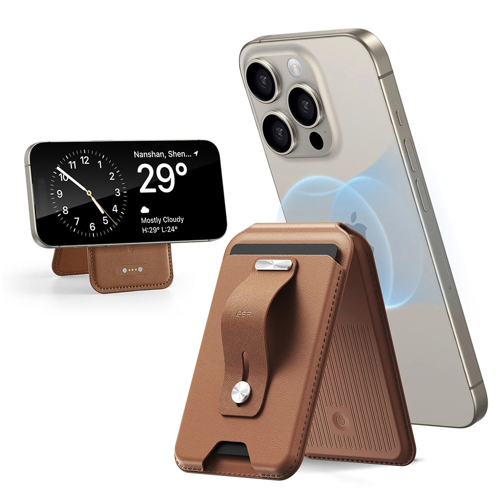 Portafoglio MagSafe, ESR, Findy my Wallet, Marrone