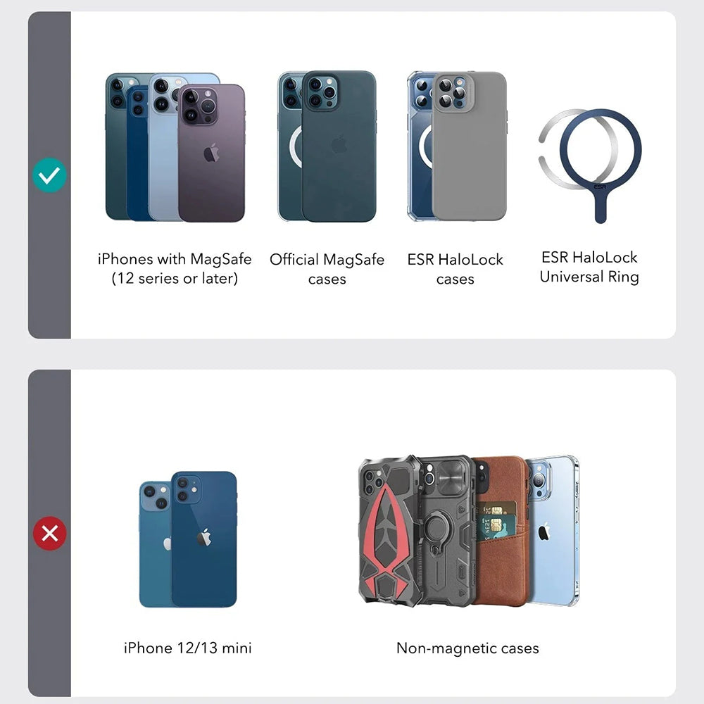 Portafoglio MagSafe, ESR, Findy my Wallet, Marrone