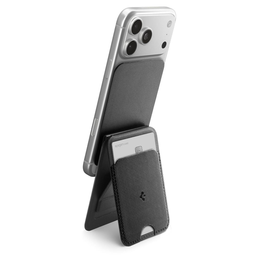 Portafoglio MagSafe, Spigen, Slim Fold Tripod S314-3, Nero AFA10751