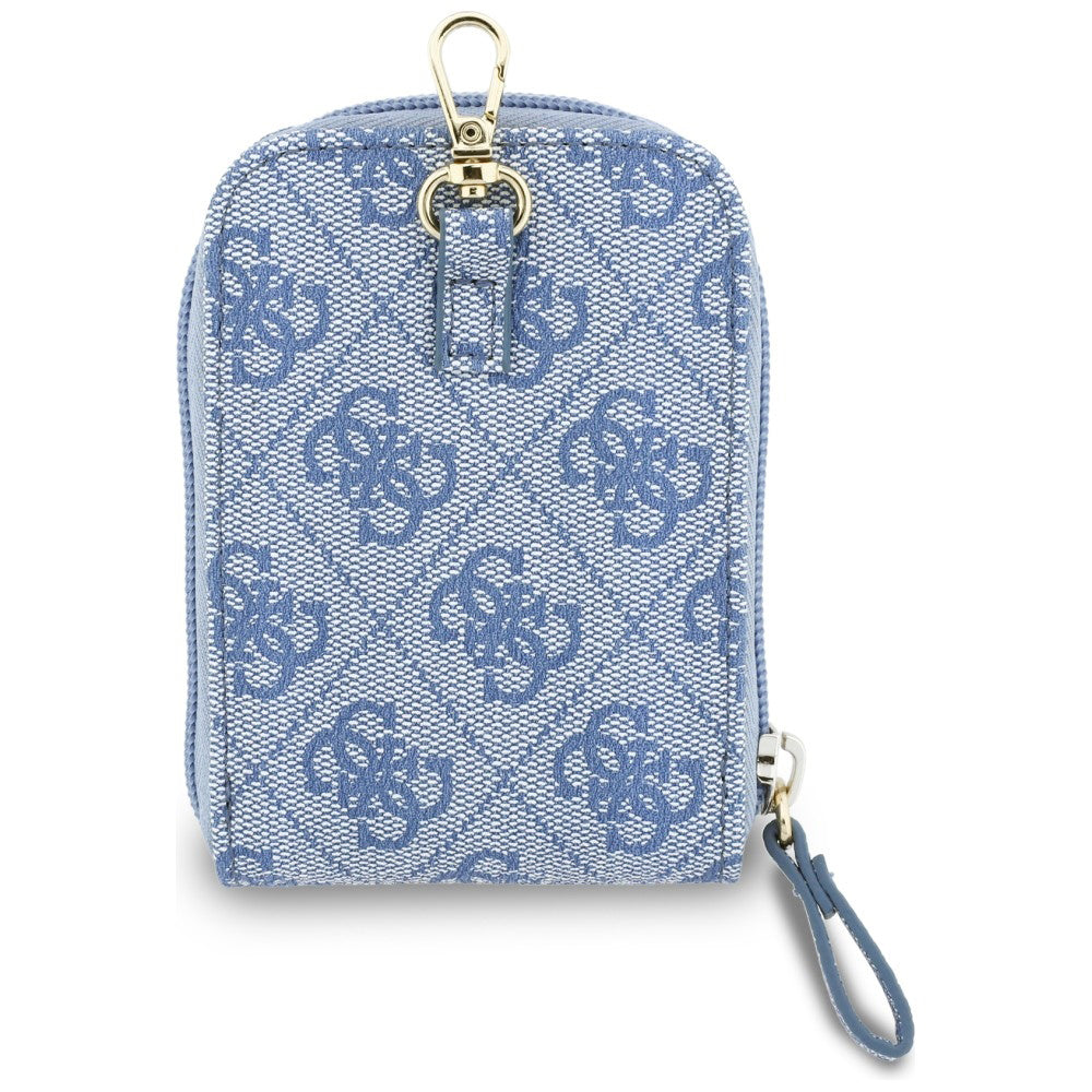 Geldbörse und Telefonkordel Guess 4G Metal Logo, Blau