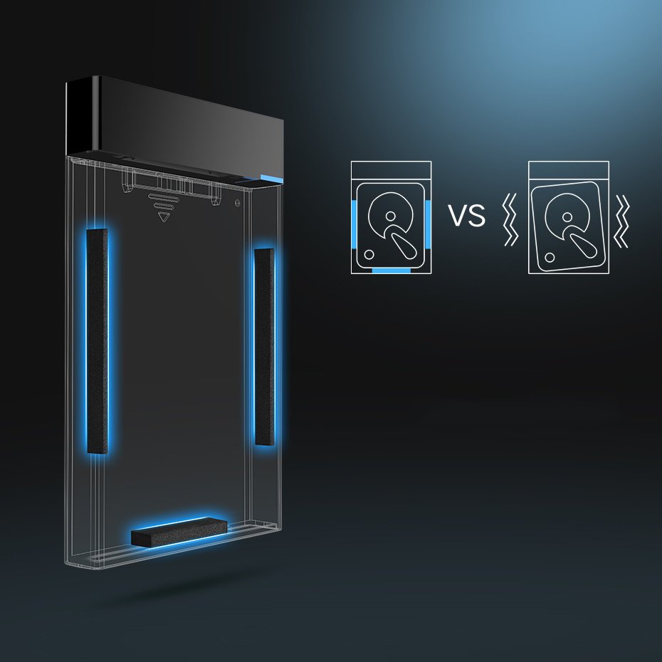 Rack UGREEN US221 pour HDD / SSD SATA 2.5 pouces, USB 3.2, Noir
