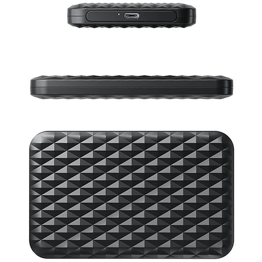 Orico 2520C3-V1 Gehäuse für HDD / SSD SATA 2,5 Zoll, USB-C, Schwarz