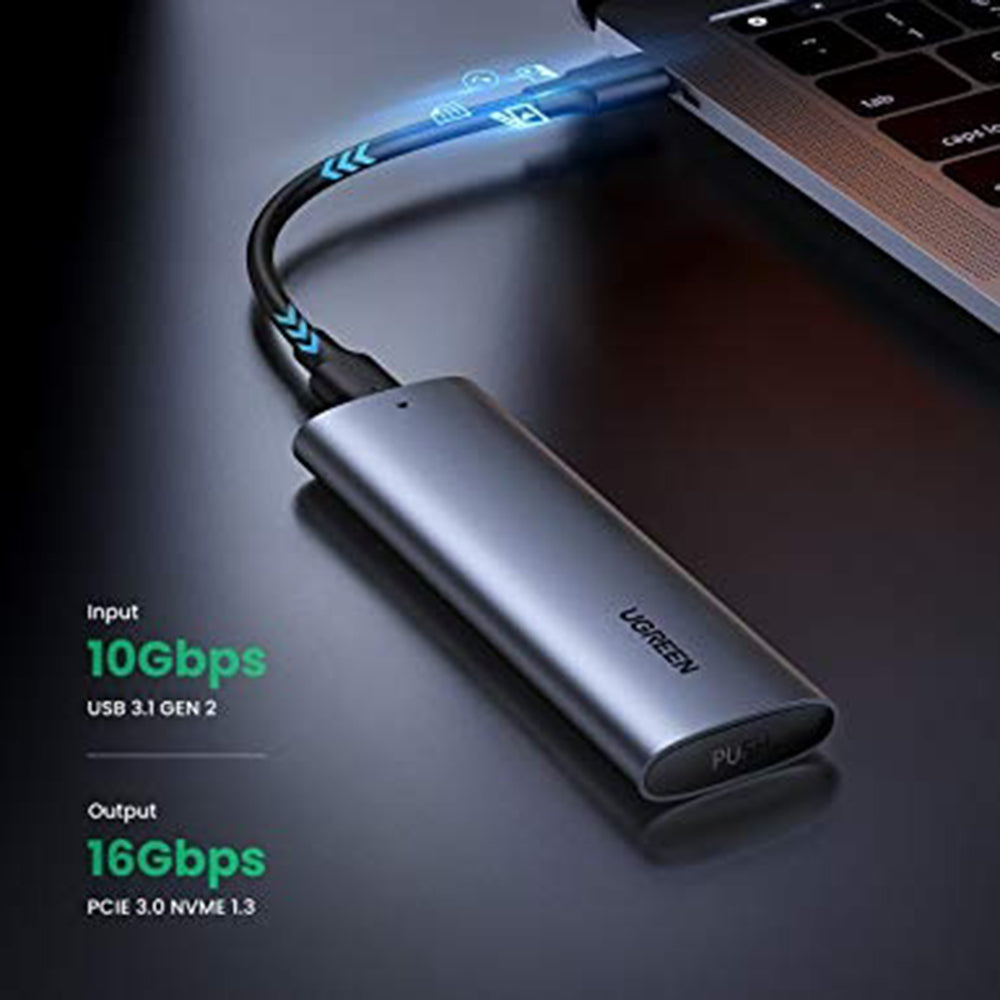 UGREEN CM400 (10902) Rack für M.2 NVMe SSD, Grau