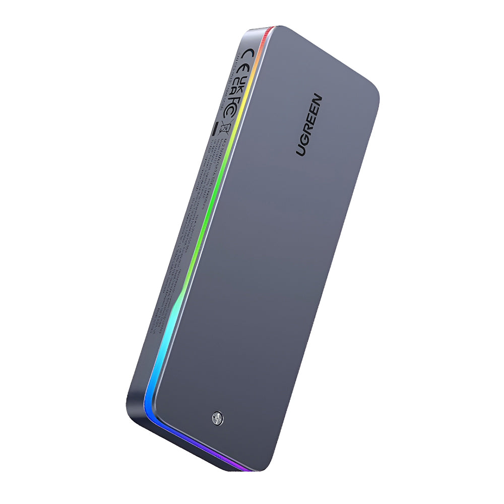 Rack UGREEN CM777 (25665) per SSD M.2 NVMe, Nero