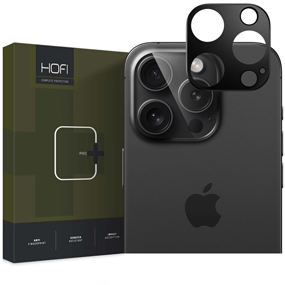 Schutzrahmen für die Rückkamera HOFI ALUCAM PRO+ für Apple iPhone 16 Pro Max / 16 Pro, Schwarz