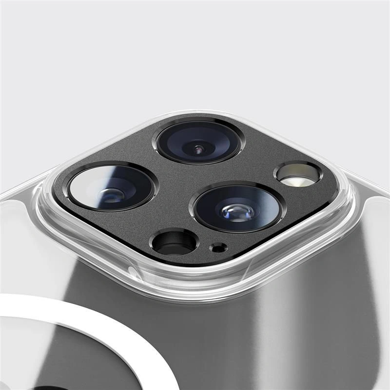 Tech-Protect Camalloy Fit+ Rear Camera Protection Frame for Apple iPhone 17 Pro, Aluminum, Navy Blue