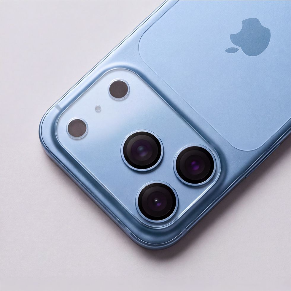 Cadre de protection pour caméra arrière Tech-Protect Cam Fit+ pour Apple iPhone 18 Pro Max, Verre trempé, Transparent