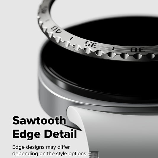 Cadre de protection Ringke Inner Styling pour Samsung Galaxy Watch8 Classic, Argenté