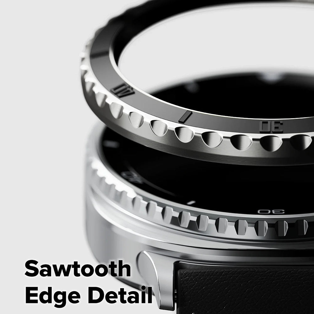 Ringke Premium Styling Schutzrahmen für Samsung Galaxy Watch8 Classic, Schwarz