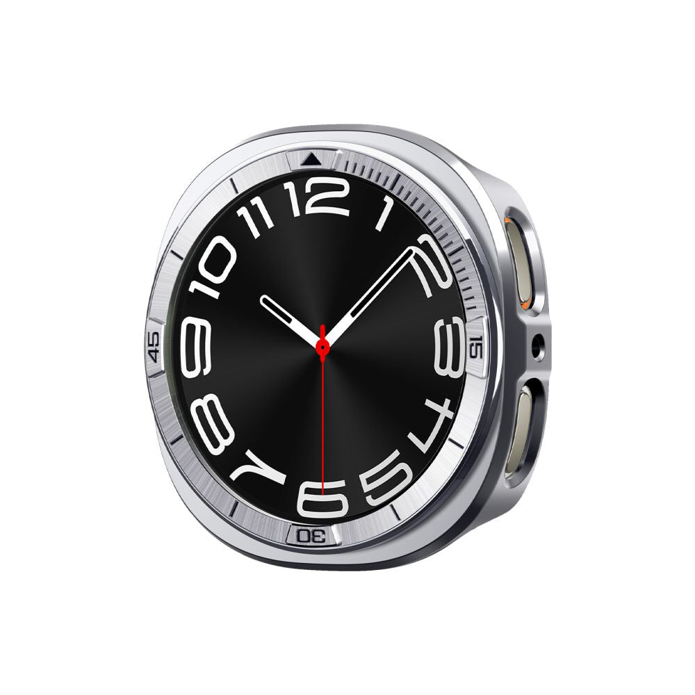 Spigen Tune Pro Pilot Schutzrahmen für Samsung Galaxy Watch9 / Watch8 44mm, Silber ACS10011