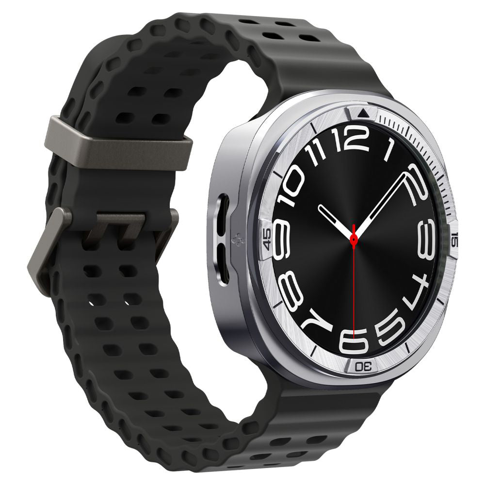 Spigen Tune Pro Pilot Schutzrahmen für Samsung Galaxy Watch9 / Watch8 44mm, Silber ACS10011