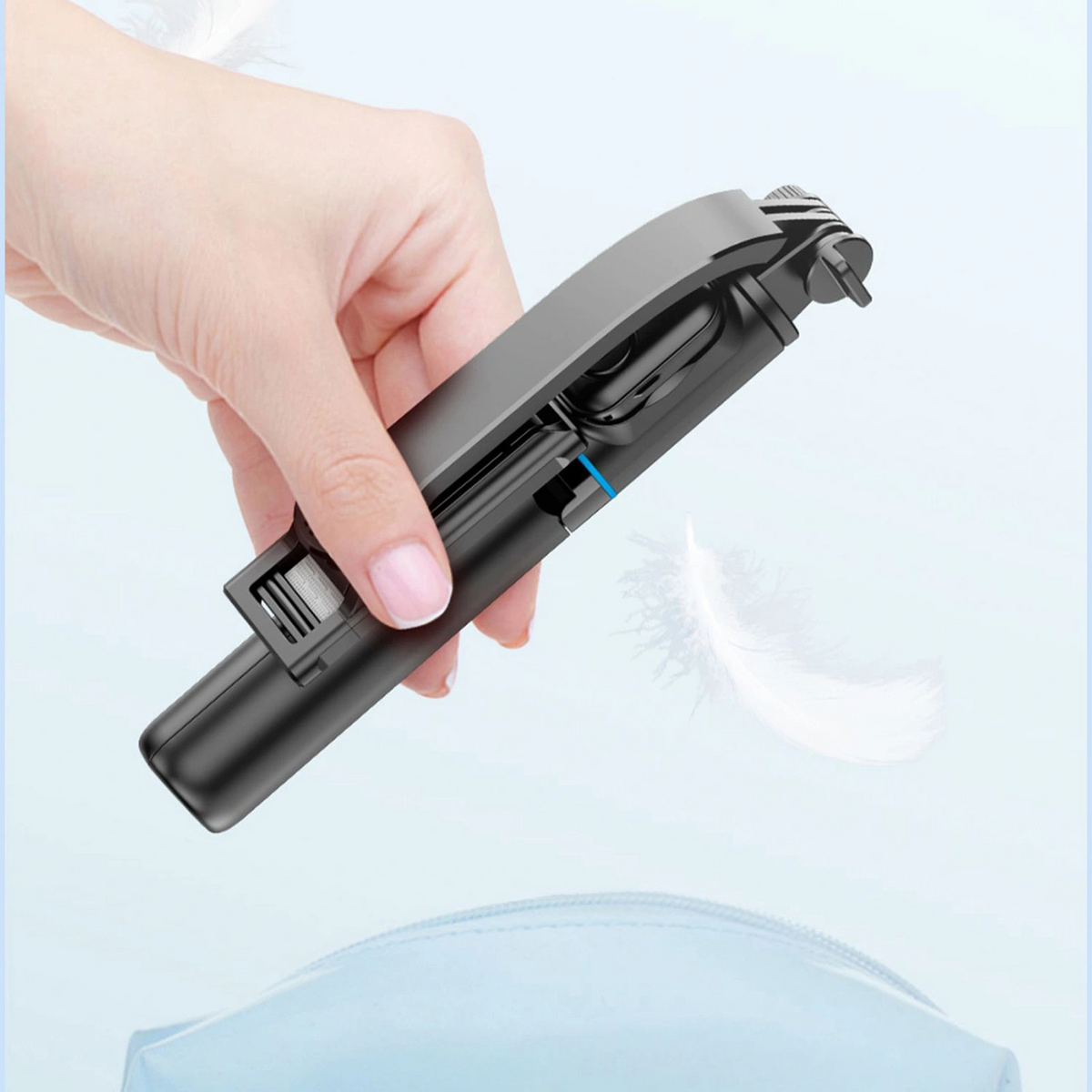 Selfie Stick Bluetooth Dudao F18S 4in1, Universal, Schwarz