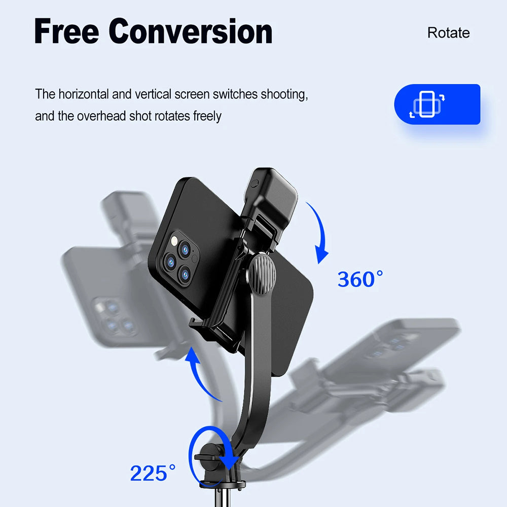 Selfie Stick Bluetooth Techsuit C01s, Universal, Schwarz