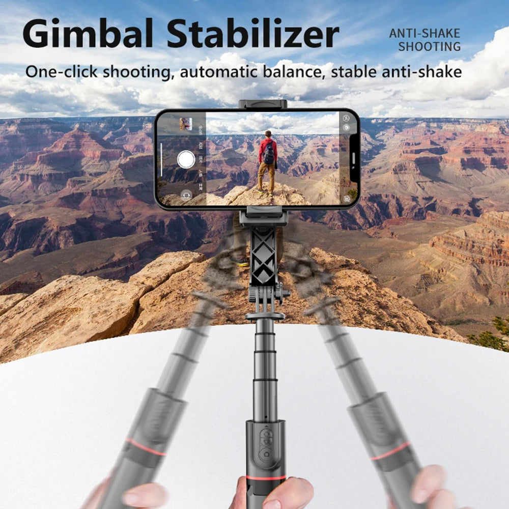 Selfie Stick Bluetooth Techsuit L19, Universale, Nero