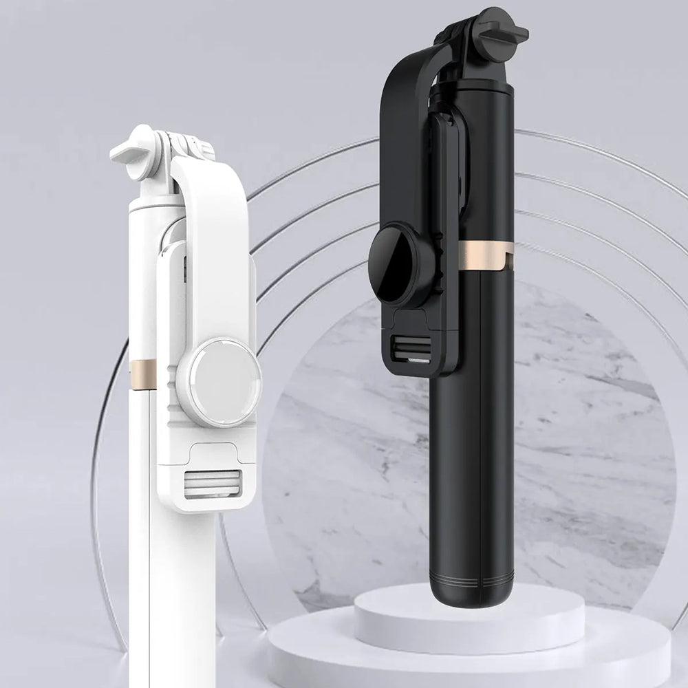 Selfie Stick Bluetooth Techsuit Q03, Universal, Schwarz