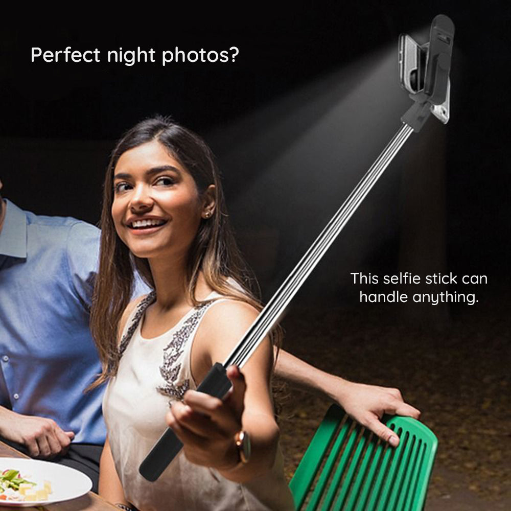 Selfie Stick Bluetooth Techsuit S05-S, Universal, Schwarz