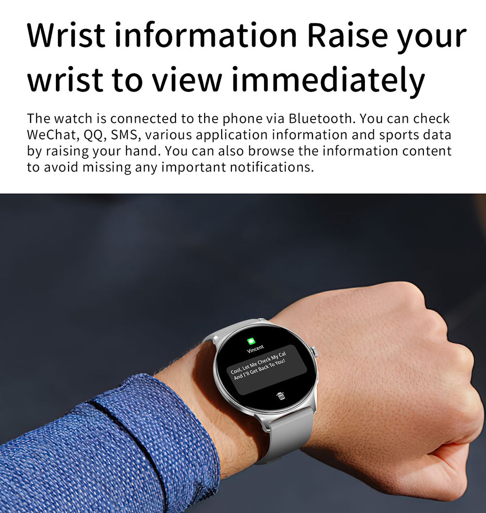 Smartwatch Blavec M01 Vesta Call, Nero