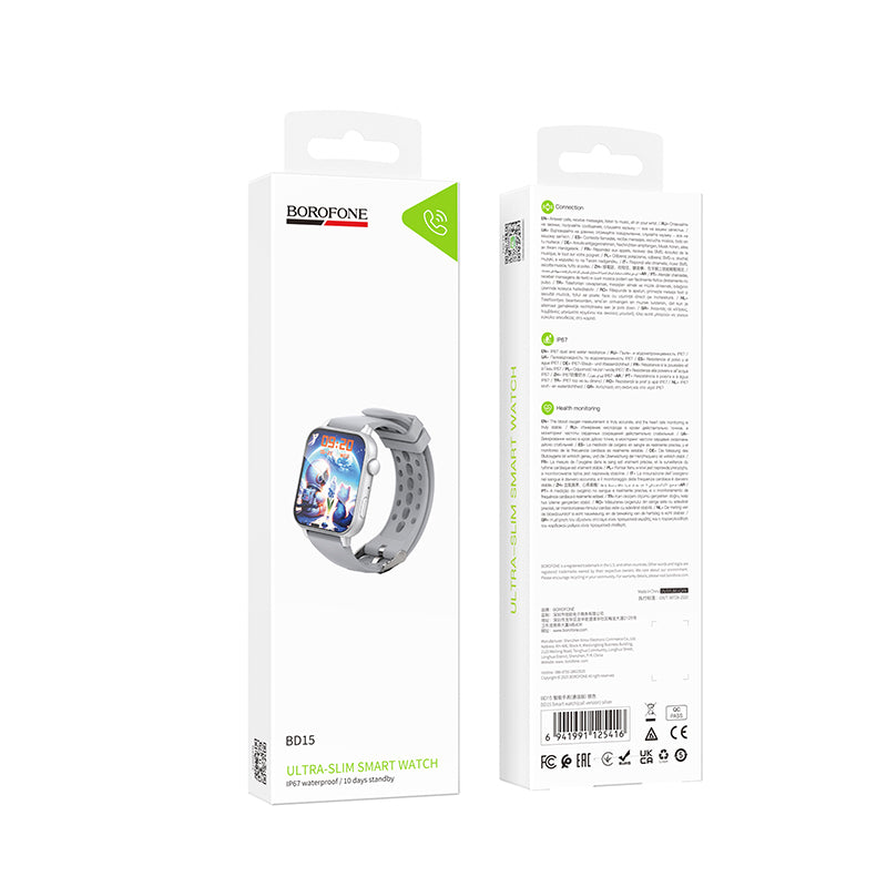 Smartwatch Borofone BD15 Call, Argento