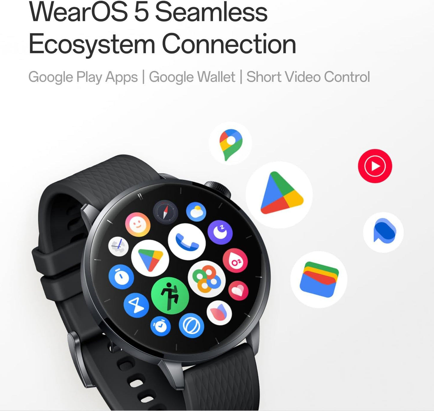 Smartwatch OnePlus Watch 3, 43mm, Nero 5491100421