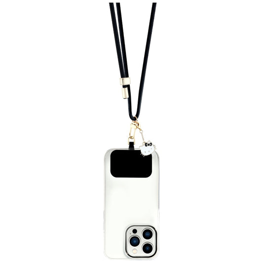 Cordón de téléphone Hello Kitty Crossbody, Noir