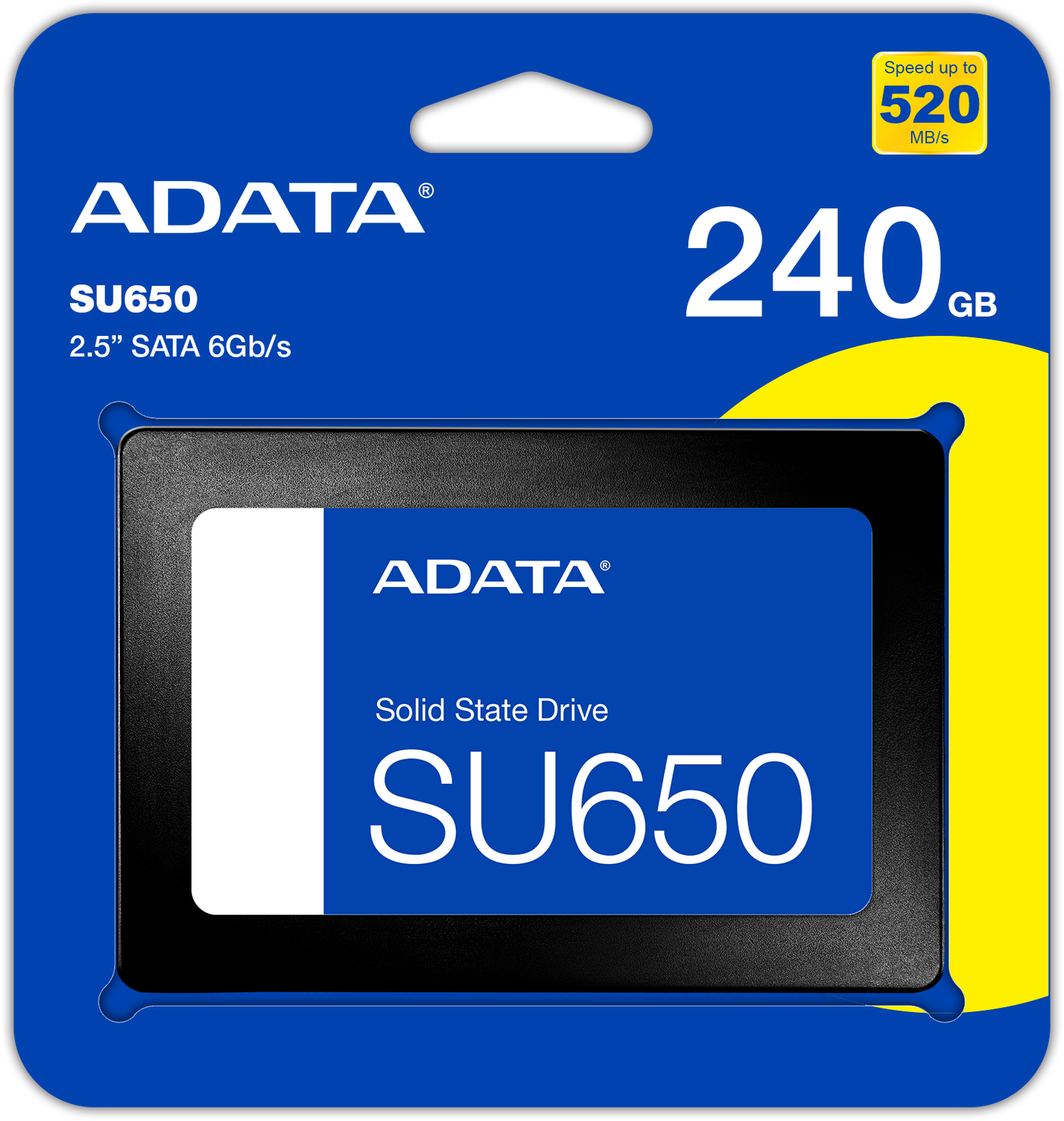 Solid State Drive (SSD) Adata SU650, 240GB, 2,5 Zoll, SATA III ASU650SS-240GT-R