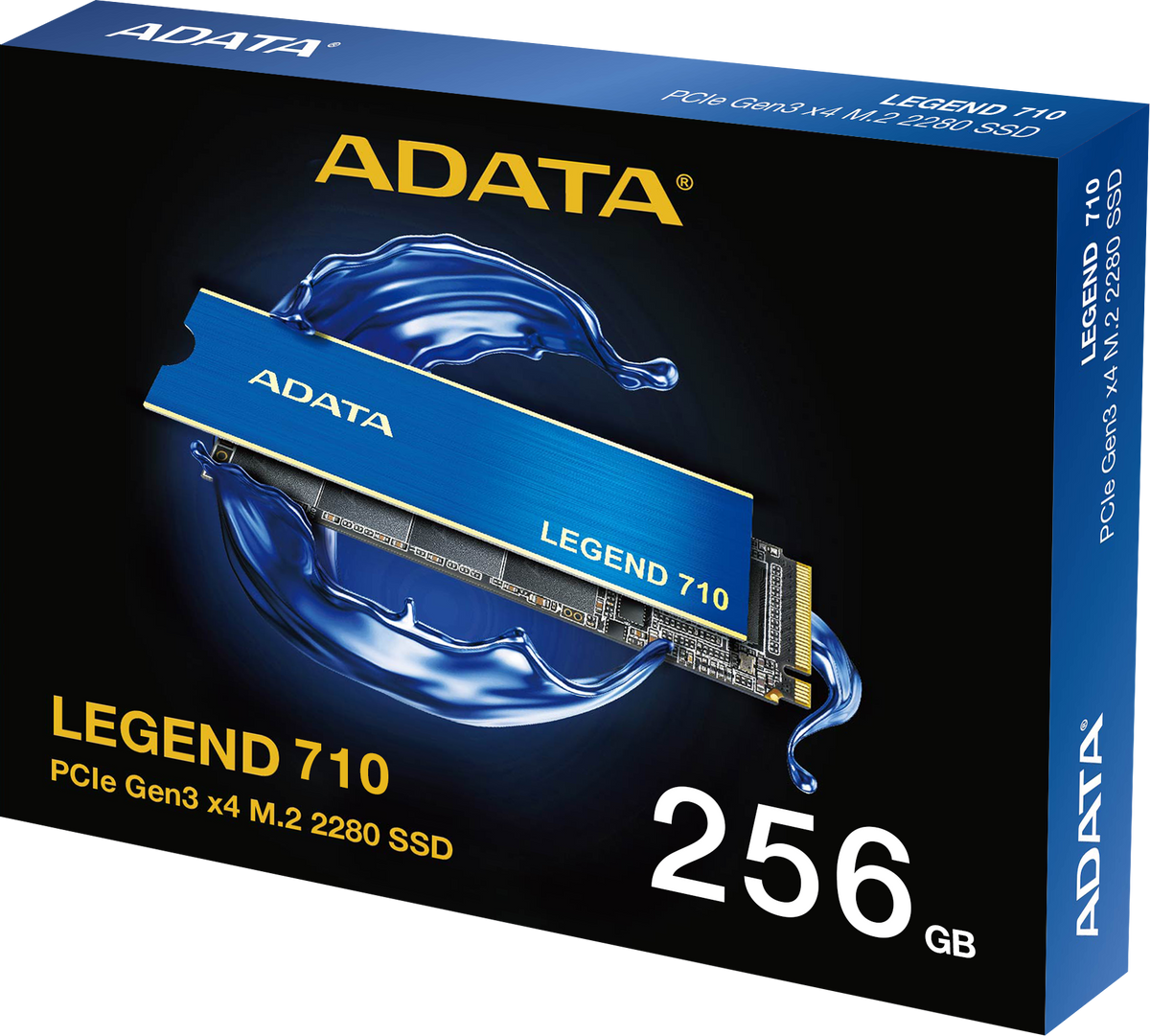 Solid State Drive (SSD) Adata Legend 710, 256GB, NVMe M.2 2280, PCIe ALEG-710-256GCS