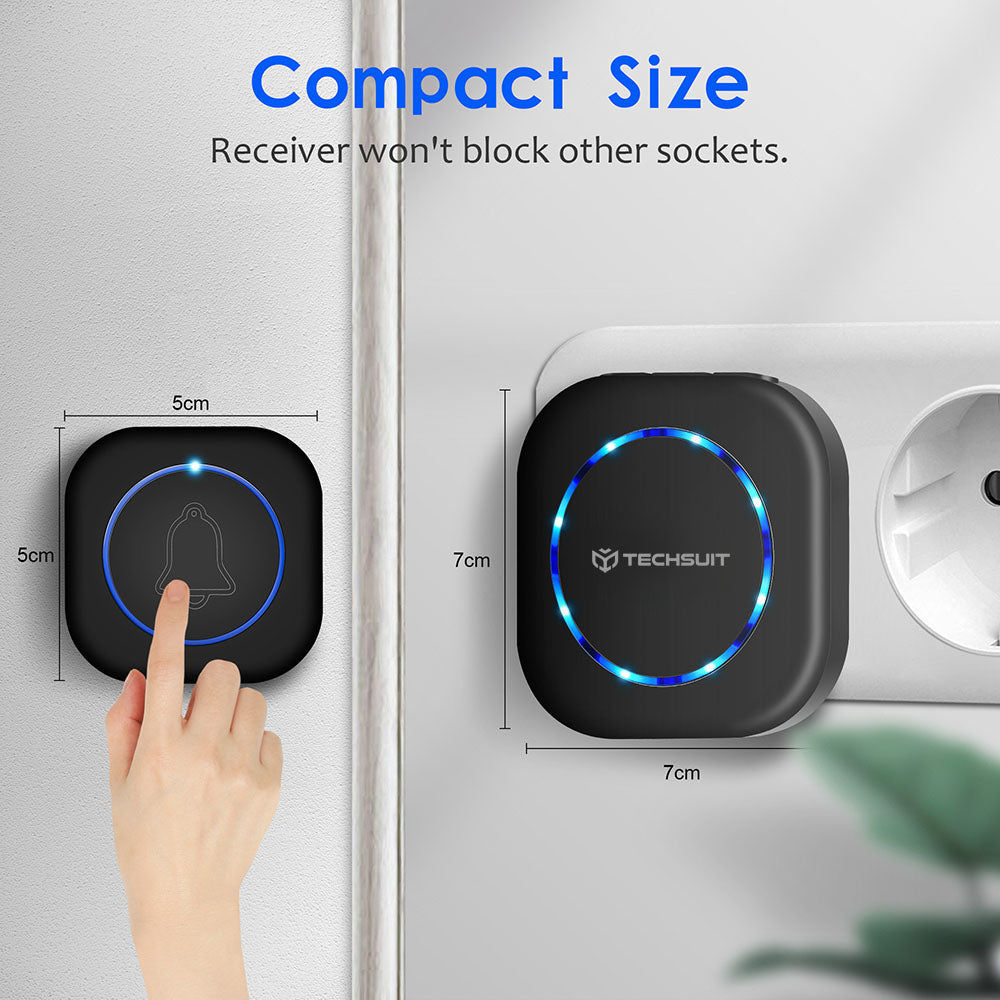 Campanello Techsuit SU1, Nero