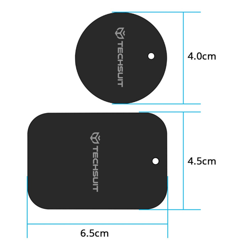 Autocollant Métallique Techsuit MP03 2en1, Noir