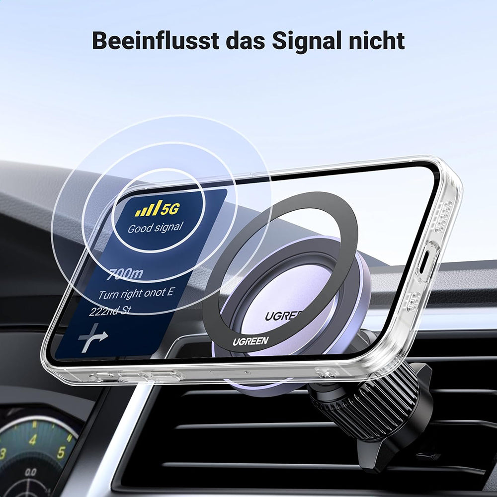 Metallsticker UGREEN LP428 (25766), Set 2 Stück, Schwarz