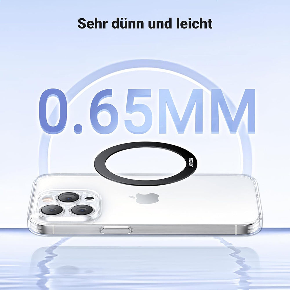 Metallsticker UGREEN LP428 (25766), Set 2 Stück, Schwarz