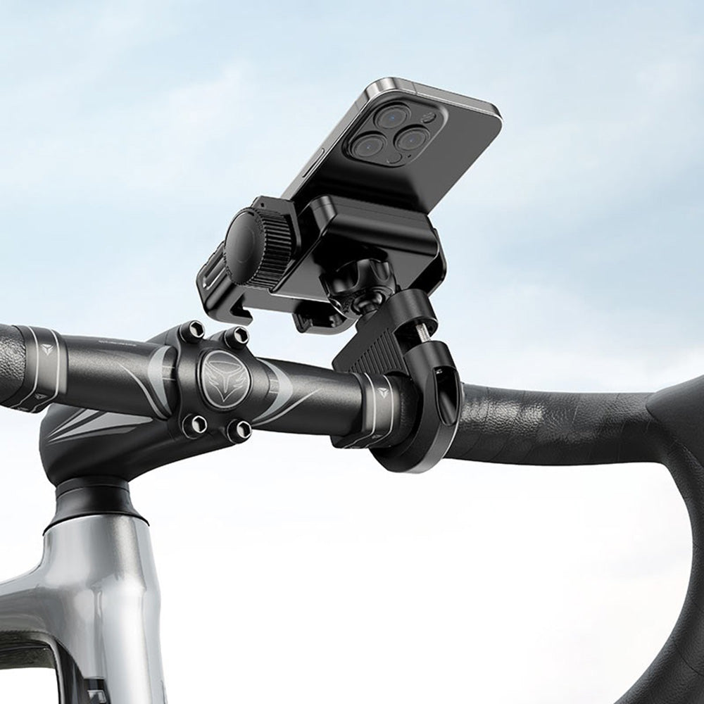 Acefast D58 Bicycle Motorcycle Mount, 4.7inch - 6.9inch, Black