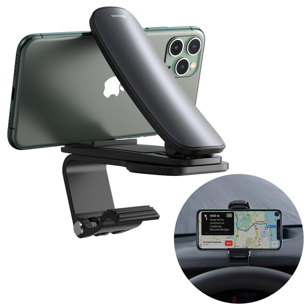 Baseus Big Mouth Pro KFZ-Halterung | 4.7-6.5 Zoll | Dashboard | Schwarz