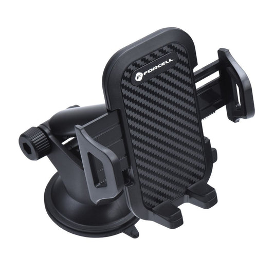 Autohalterung Forcell Carbonhalterung A151, 62mm - 95mm, Schwarz