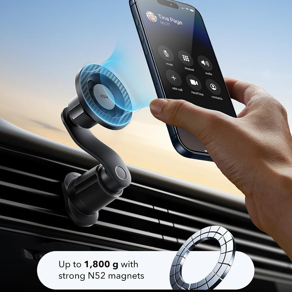 Magnetische Autohalterung ESR OmniLock Vent, Universal, Schwarz